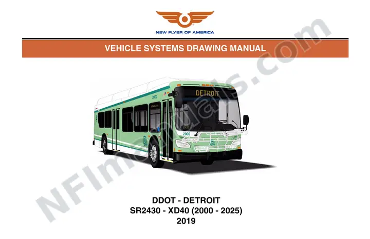 SR2430 Vehicle Systems Drawings, DDOT - Detroit first-page preview