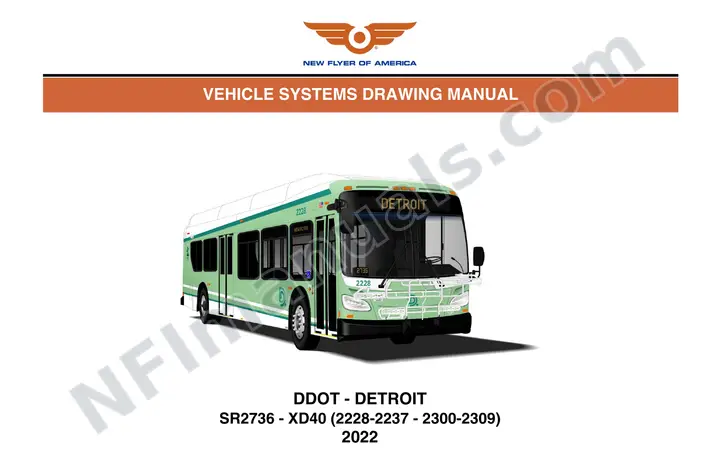 SR2736 Vehicle Systems Drawings, DDOT - Detroit first-page preview