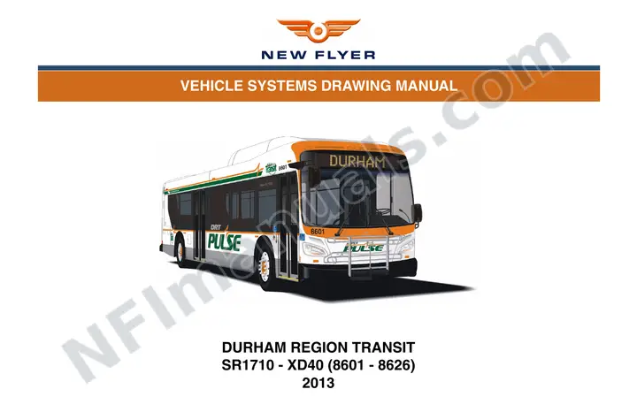 SR1710 Vehicle Systems Drawings, Durham Region Transit first-page preview