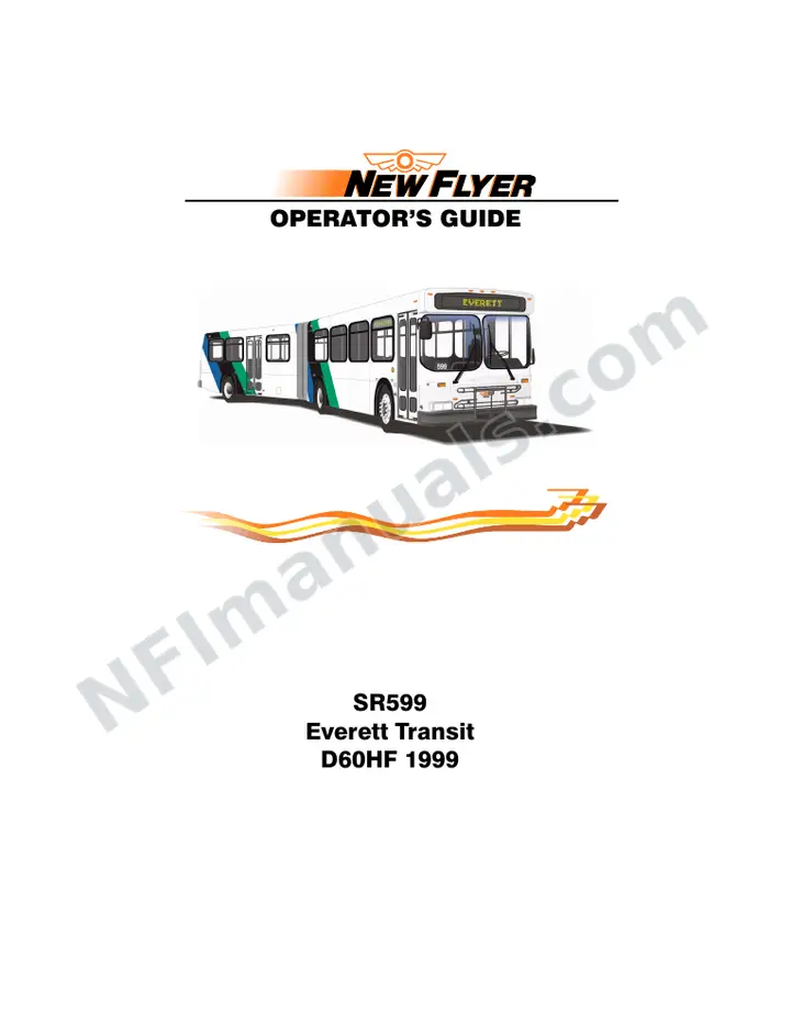 SR599 Operator's Guide, Everett Transit first-page preview