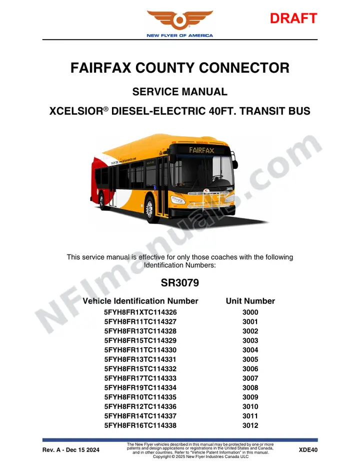 SR3079 Service Manual, Fairfax County Connector first-page preview