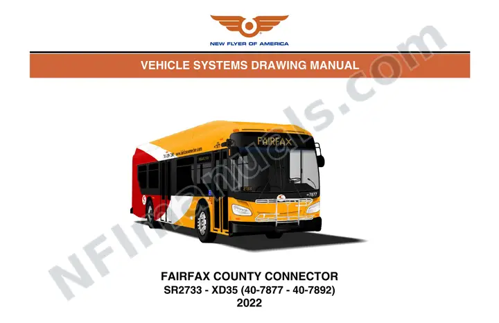 SR2733 Vehicle Systems Drawings, Fairfax County Connector first-page preview