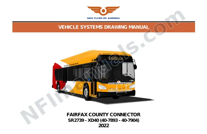 SR2739 Vehicle System Drawings, Fairfax County Connector first-page preview