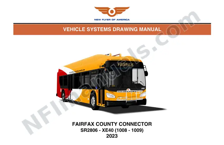 SR2806 Vehicle System Drawings, Fairfax County Connector first-page preview