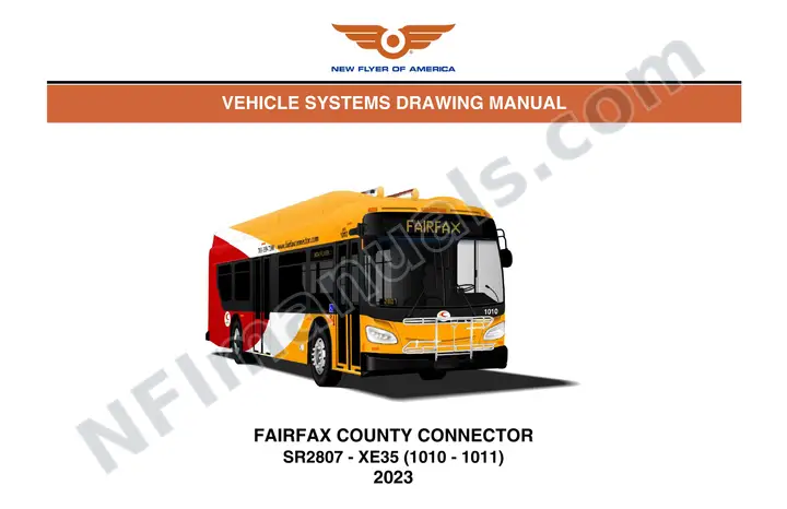 2807 Vehicle Systems Drawings, Fairfax County Connector first-page preview