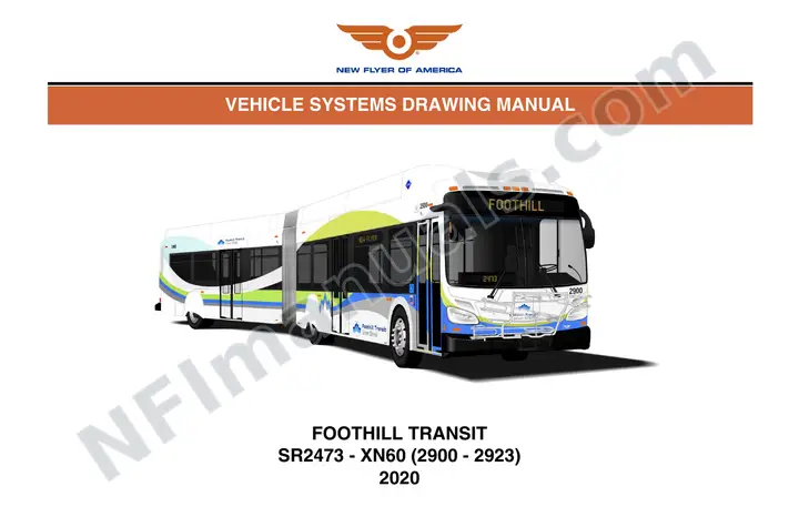 SR2473 Vehicle Systems Drawings, Foothill Transit first-page preview