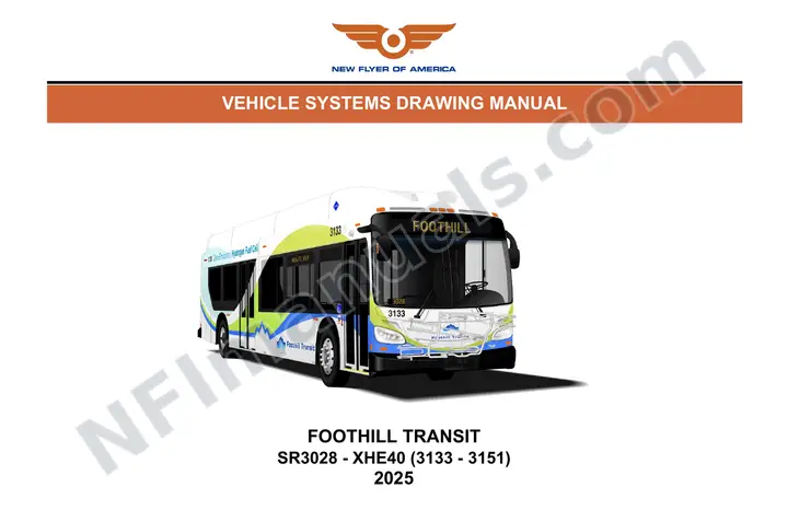 SR3028 Vehicle Systems Drawings, Foothill Transit first-page preview