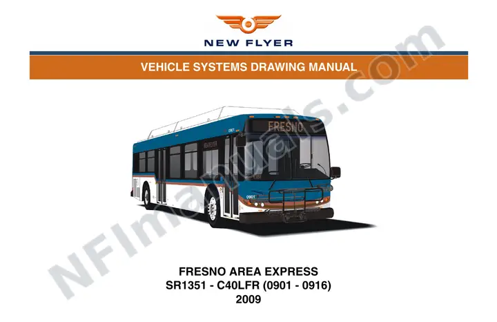 SR1351 Vehicle Systems Drawings, Fresno Area Express first-page preview