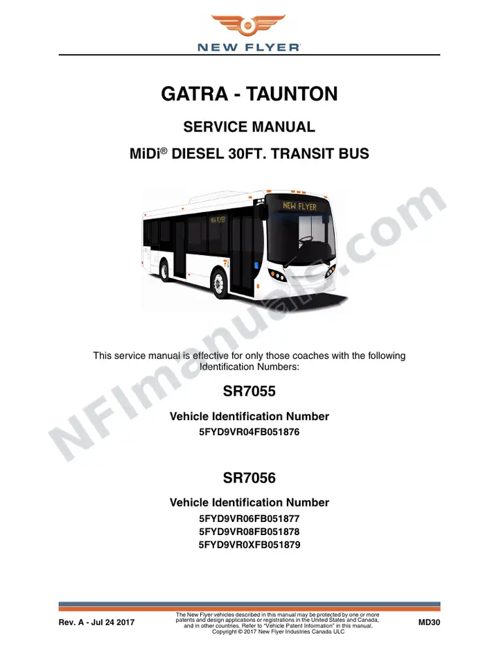 SR7055/7056 Service Manual, GATRA - Taunton first-page preview