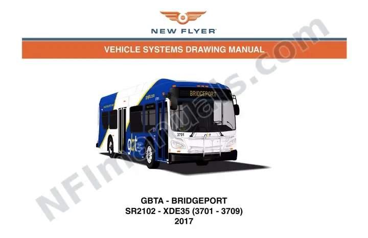 SR2102 Vehicle Systems Drawings, GBTA - Bridgeport first-page preview