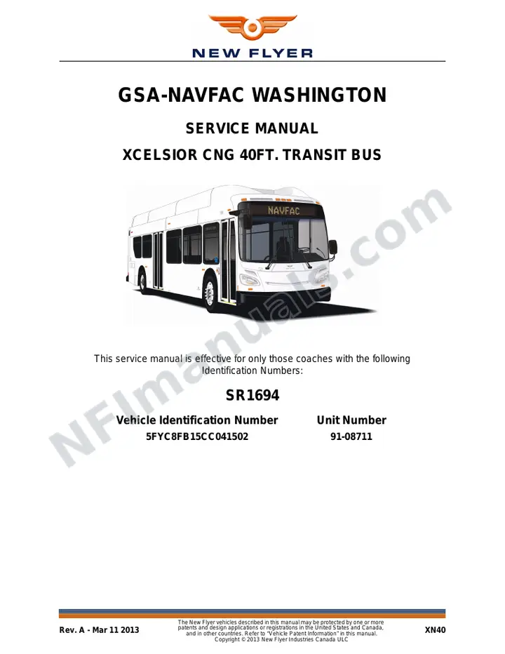 SR1694 Service Manual, GSA-NAVFAC Washington first-page preview