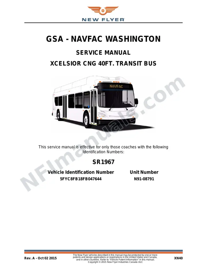 SR1967 Service Manual, GSA - NAVFAC Washington first-page preview