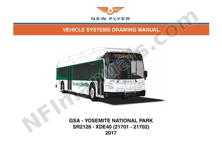 SR2128 Vehicle Systems Drawings, GAS - Yosemite National Park first-page preview