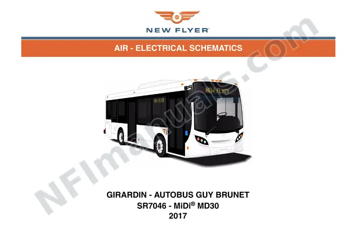 SR7046 MiDi Electrical Schematics, Girardin - Autobus Guy Brunet first-page preview