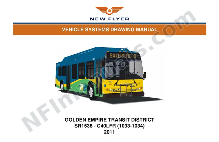 SR1538 Vehicle Systems Drawings, Golden Empire Transit District first-page preview