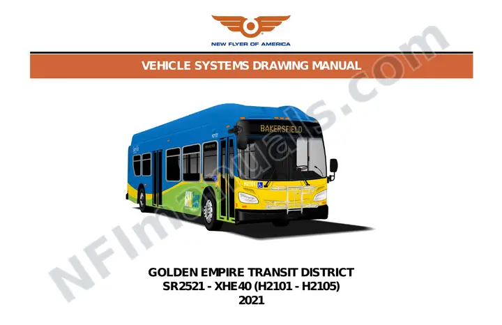 SR2521 Vehicle Systems Drawings, Golden Empire Transit District first-page preview