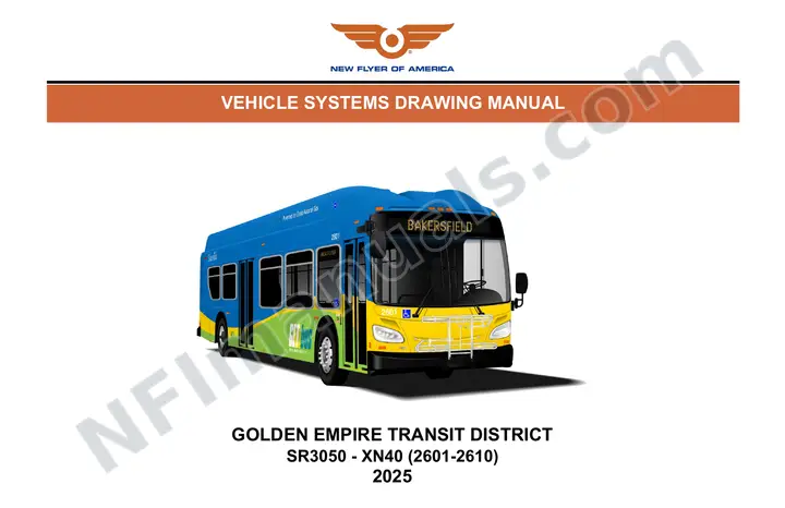 SR3050 Vehicle Systems Drawings, Golden Empire Transit District first-page preview