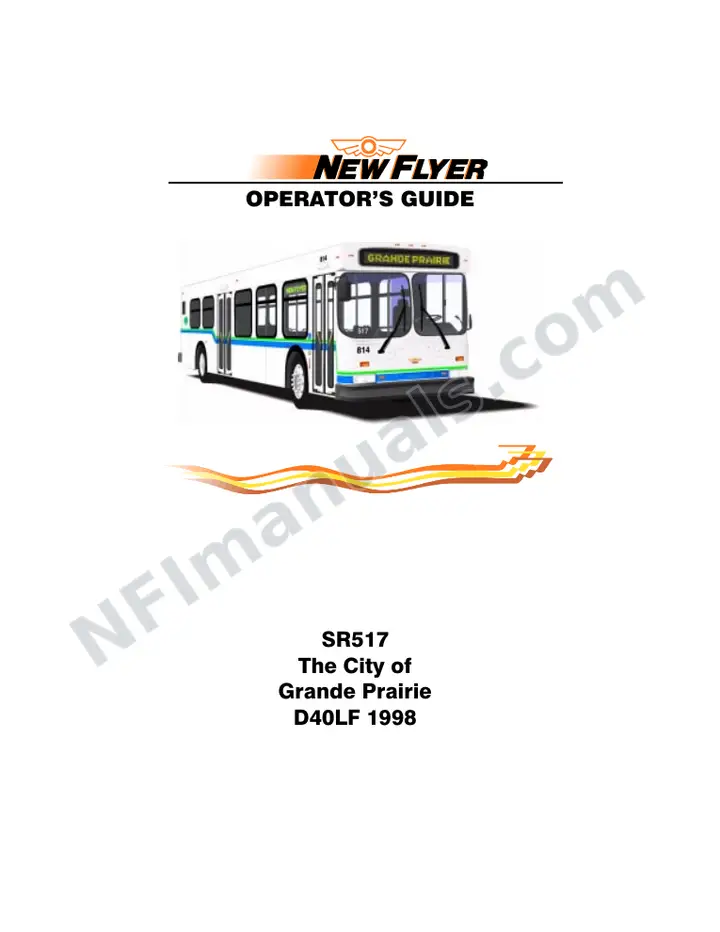 SR517 Operator's Guide, The City of Grande Prairie first-page preview