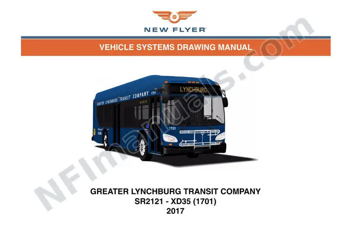 SR2121 Vehicle Systems Drawings, Greater Lynchburg Transit Company first-page preview