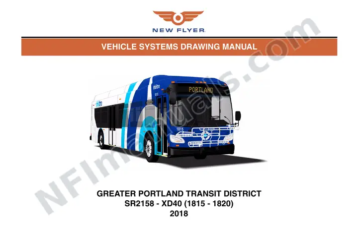 SR2158 Vehicle Systems Drawings, Greater Portland Transit District first-page preview