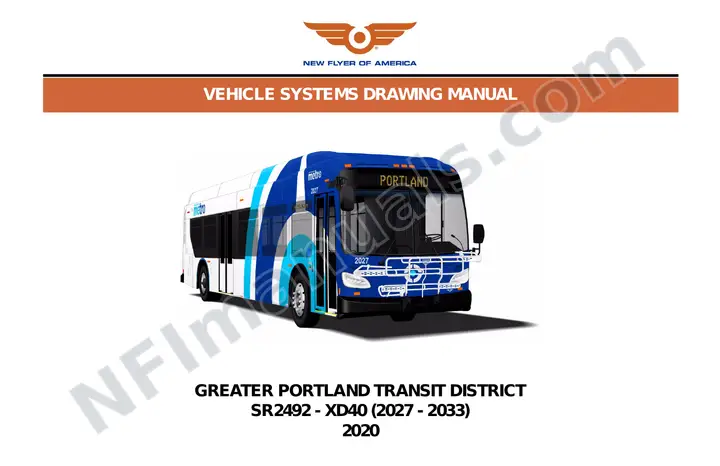 SR2492 Vehicle Systems Drawings, Greater Portland Transit District first-page preview