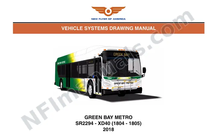 SR2294 Vehicle Systems Drawings, Green Bay Metro first-page preview