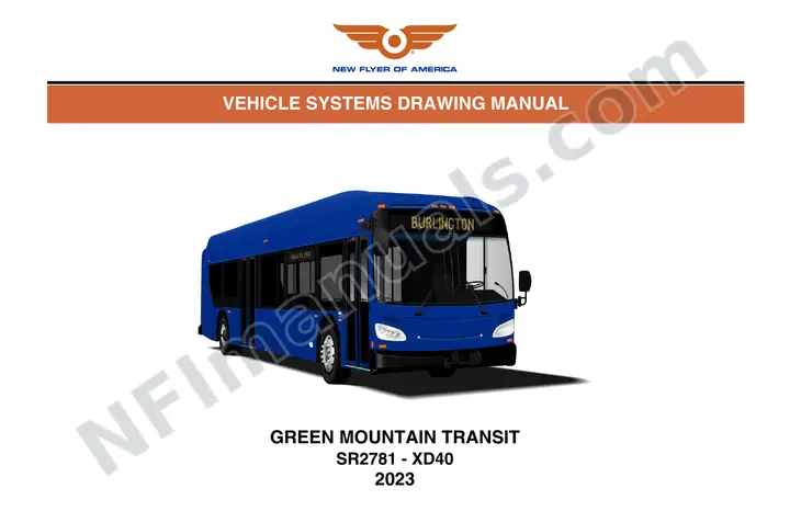 SR2781 Vehicle Systems Drawings, Green Mountain Transit first-page preview