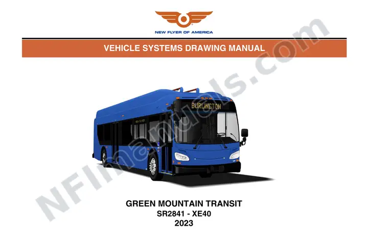 2841 Vehicle Systems Drawings, Green Mountain Transit first-page preview