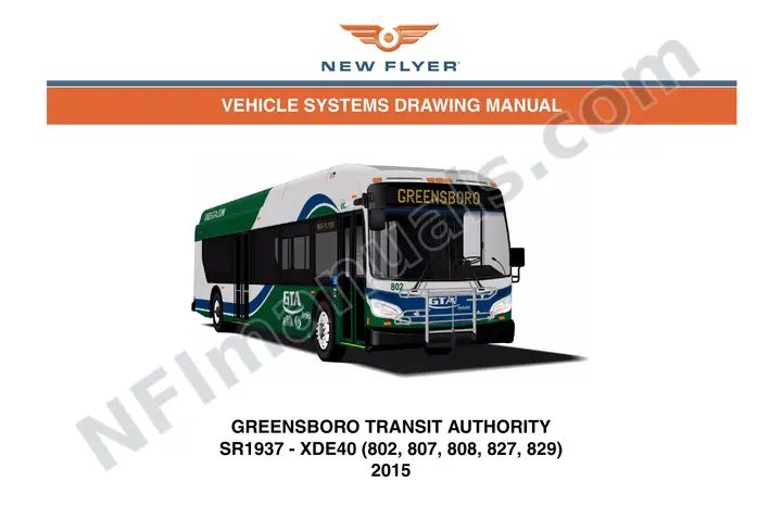 SR1937 Vehicle Systems Drawings, Greensboro Transit Authority first-page preview