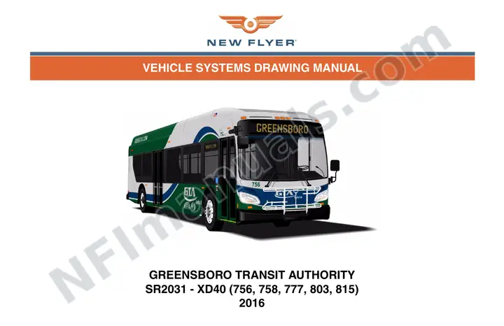 SR2031 Vehicle Systems Drawings, Greensboro Transit Authority first-page preview