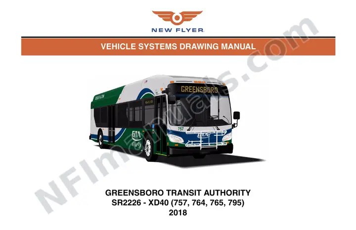 SR2226 Vehicle Systems Drawings, Greensboro Transit Authority first-page preview