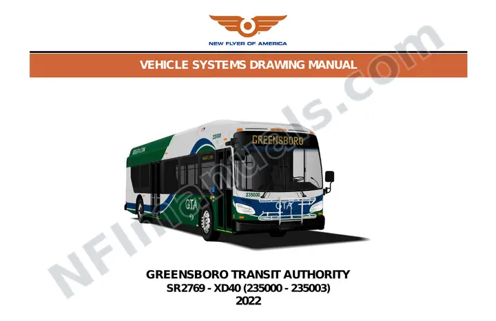SR2769 Vehicle Systems Drawings, Greensboro Transit Authority first-page preview