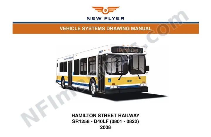 SR1258 Vehicle Systems Drawings, Hamilton Street Railway first-page preview