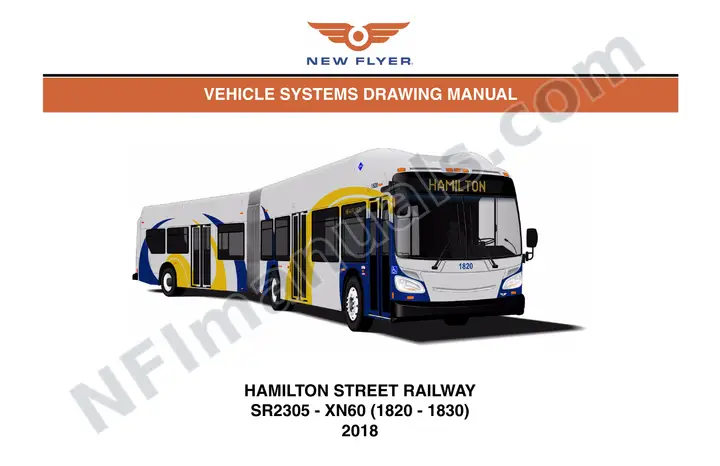 SR2305 Vehicle Systems Drawings, Hamilton Street Railway first-page preview