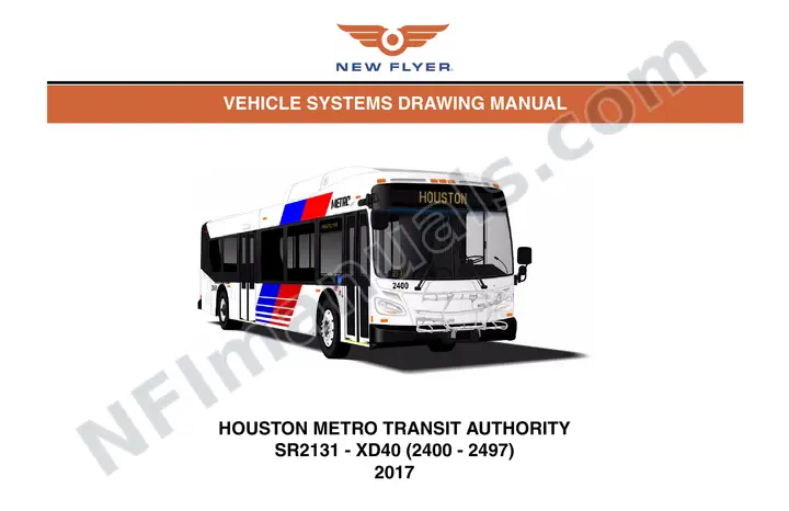 SR2131 Vehicle Systems Drawings, Houston Metro Transit Authority first-page preview