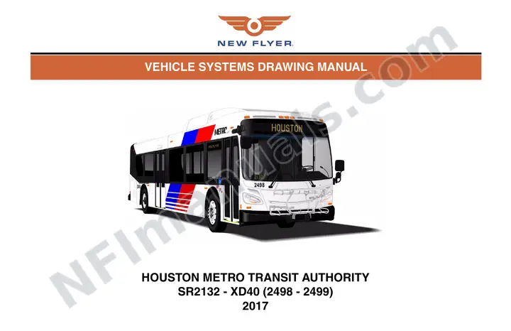 SR2132 Vehicle Systems Drawings, Houston Metro Transit Authority first-page preview