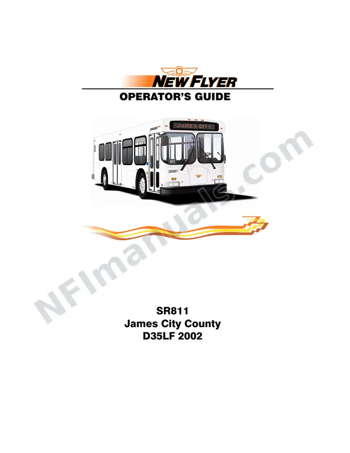 New Flyer D35LF Manual Package - James City County included manual preview