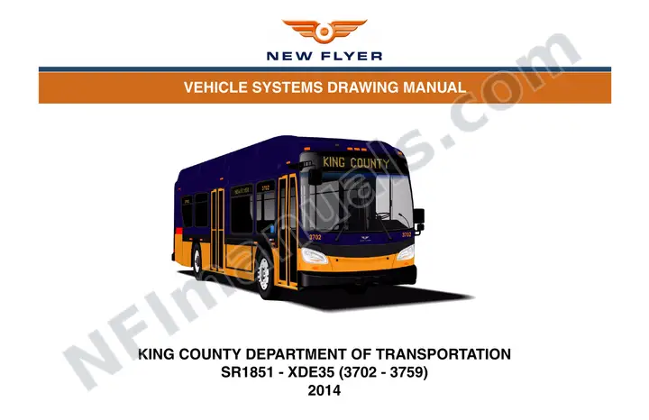 SR1851 Vehicle Systems Drawings, King County Department of Transportation first-page preview