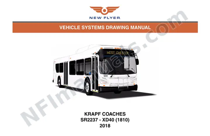 SR2237 Vehicle Systems Drawings, Krapf Coaches first-page preview