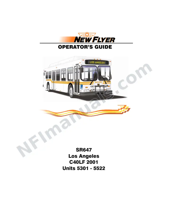Units 5301-5522 Operator's Guide, Los Angeles (SR647) first-page preview