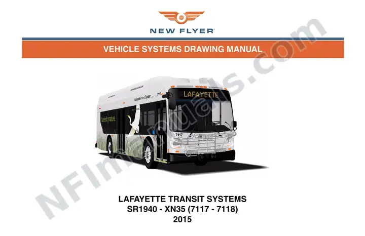 SR1940 Vehicle Systems Drawings, Lafayette Transit Systems first-page preview