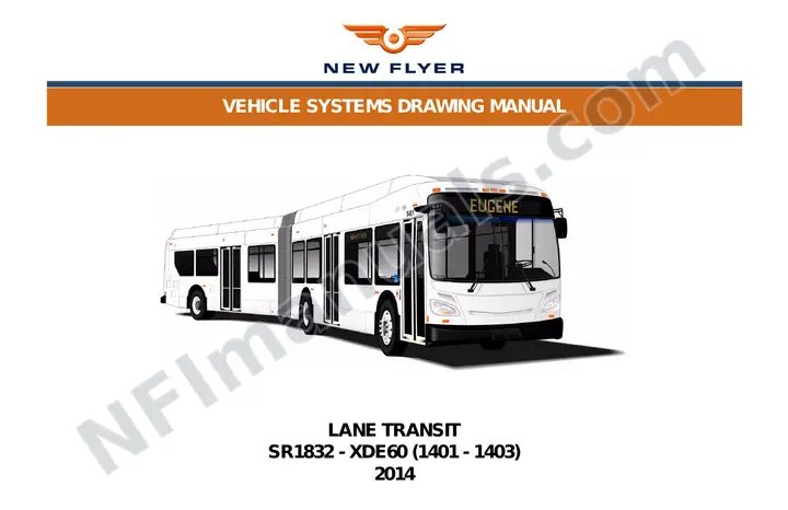 SR1832 Vehicle Systems Drawings, Lane Transit first-page preview