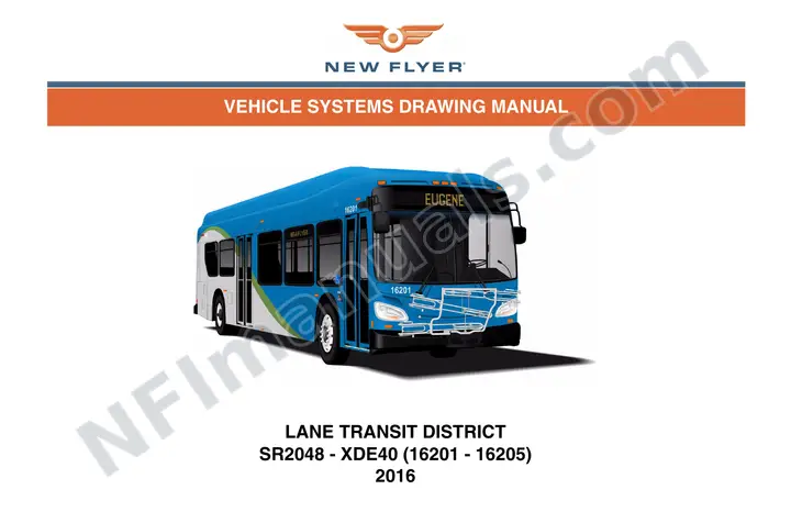 SR2048 Vehicle Systems Drawings, Lane Transit District first-page preview