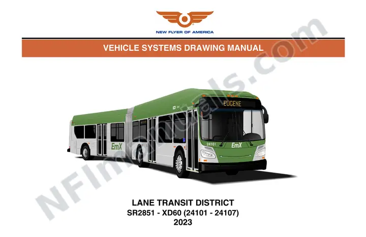 SR2851 Vehicle Systems Drawings, Lane Transit District first-page preview