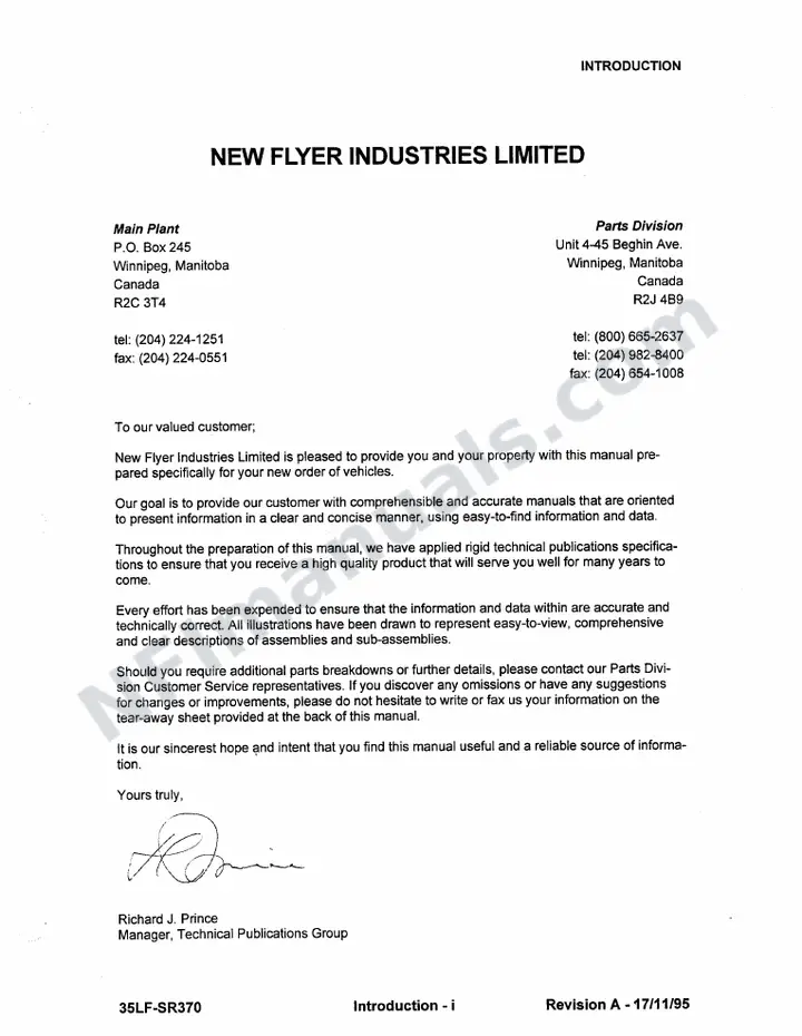 SR370 Service Manual, Lee Tran first-page preview
