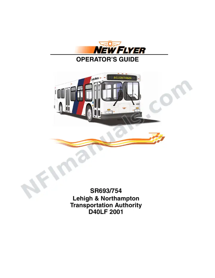SR693/754 Operator's Guide, Lehigh & Northampton Transportation Authority (LANTA) first-page preview