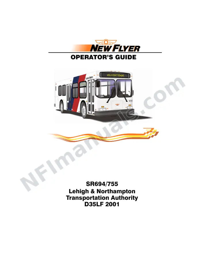 SR694/755 Operator's Guide, Lehigh & Northampton Transportation Authority (LANTA) first-page preview