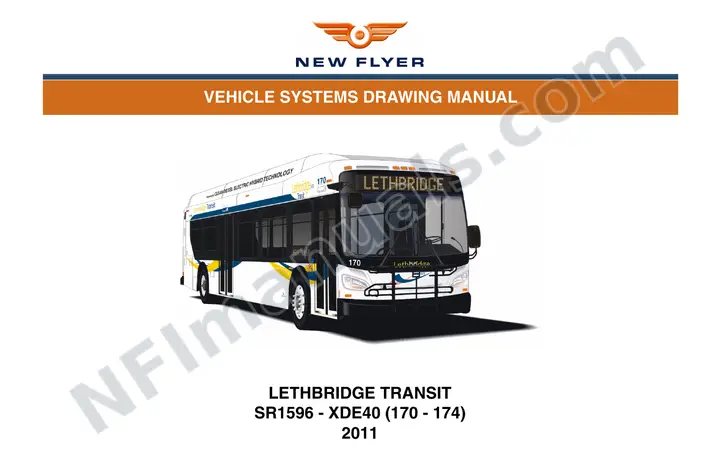 SR1596 Vehicle Systems Drawings, Lethbridge Transit first-page preview