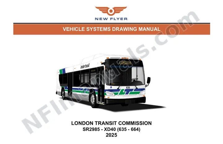 SR2985 Vehicle Systems Drawings, London Transit Commission first-page preview