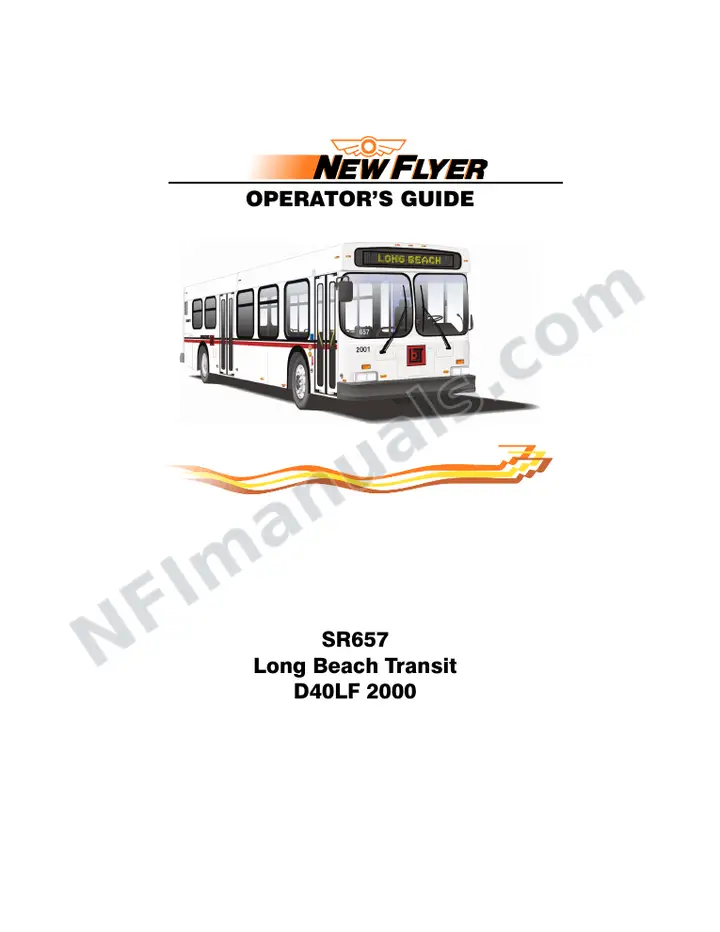 SR657 Operator's Guide, Long Beach Transit first-page preview